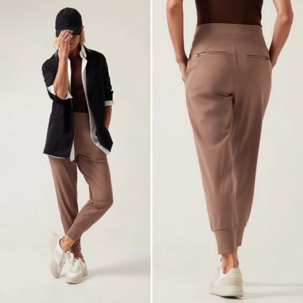 ATHLETA Venice High-Rise Jogger in Rustic Beige Athleisure Travel Size 2X